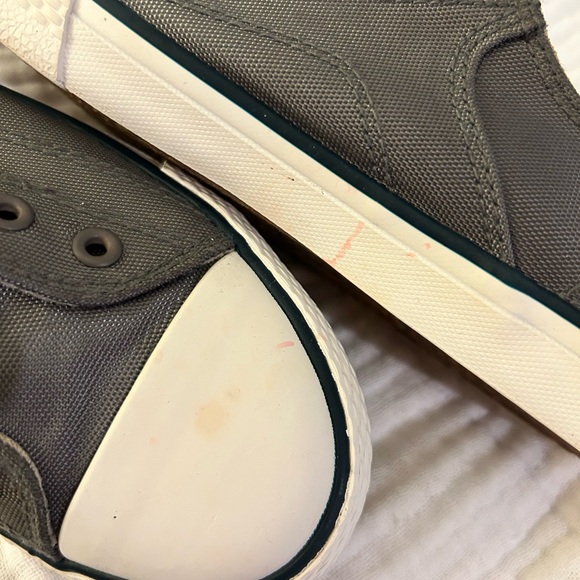 Polo RALPH LAUREN  Little Boys size 1.5 slip on elastic no tie Grey Sneakers EUC - Picture 15 of 15